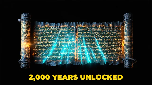 How Did AI Read Ancient Scrolls That Were Sealed for 2,000 Years?