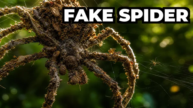 What Amazon Spider Builds a Fake Version of Itself to Fool Predators?