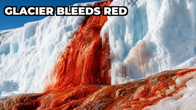 What Causes Antarctica's Blood Falls to Flow Red?