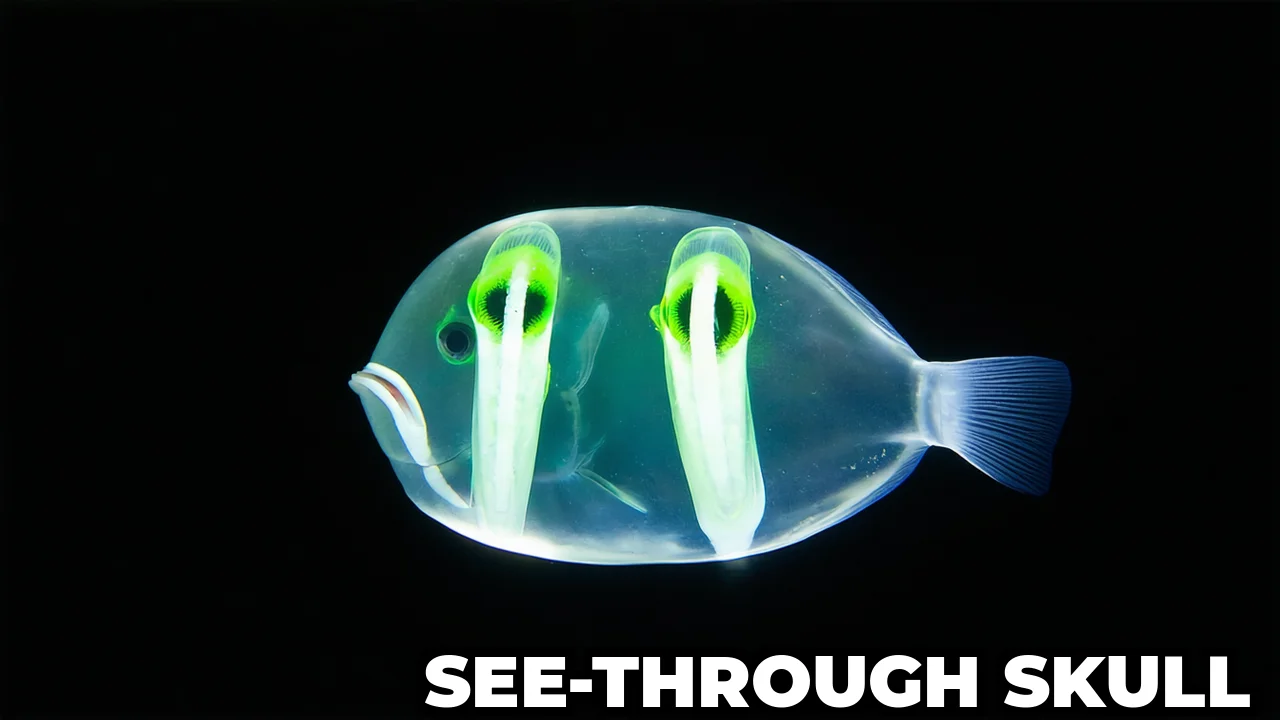 What Fish Has a Transparent Head and Rotating Eyes?