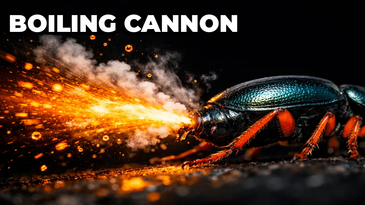 How Does the Bombardier Beetle Survive Its Own Chemical Explosion?