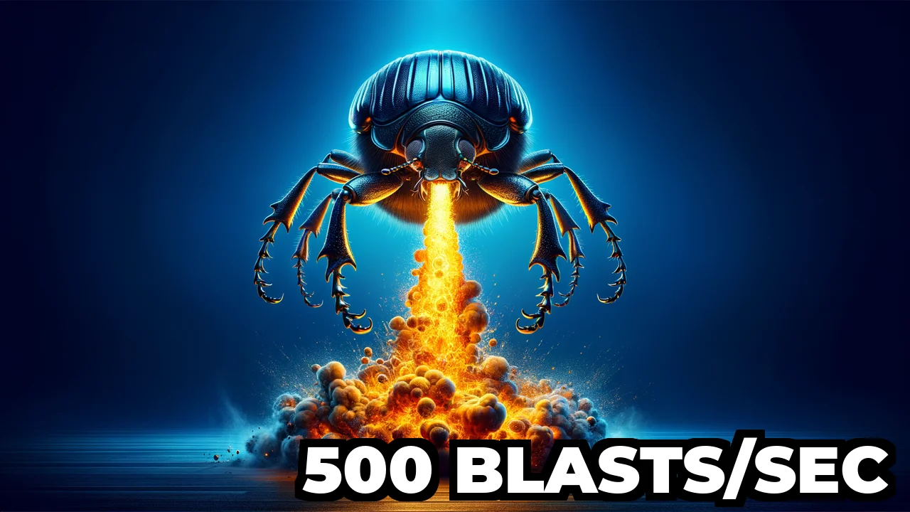 How Does the Bombardier Beetle Create Explosions Inside Its Body?