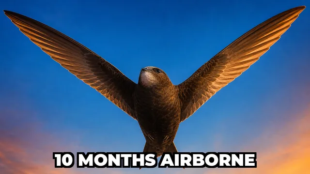 How Long Can a Common Swift Stay Airborne Without Landing?