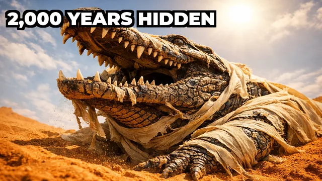 How Were 10 Crocodiles Mummified Without Resin in Ancient Egypt?