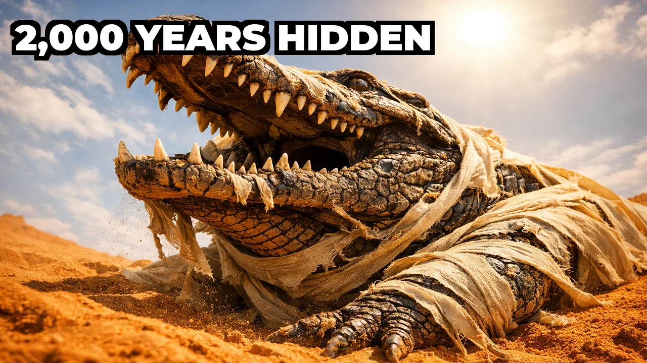 How Were 10 Crocodiles Mummified Without Resin in Ancient Egypt?