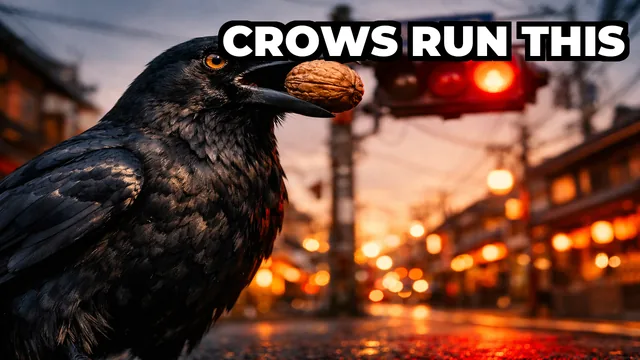 How Do Crows Learn and Share Complex Behaviors Like Using Traffic to Crack Nuts?