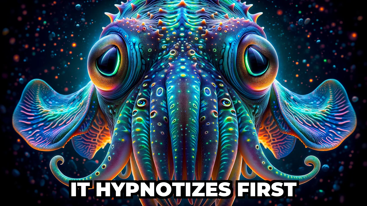 How Do Cuttlefish Hypnotize Their Prey Without Seeing Color?