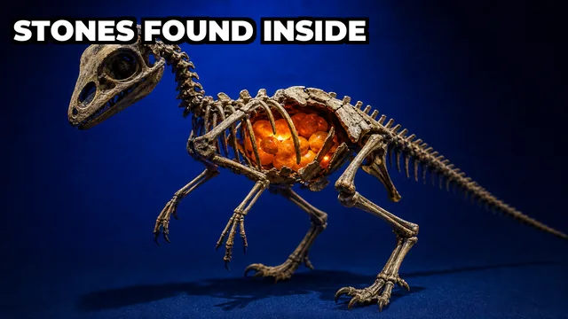 What Are the Stomach Stones Found Inside the Baby Dinosaur Fossil Doolysaurus huhmini?