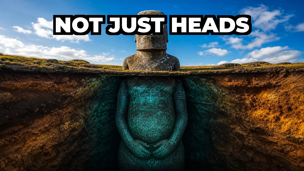 Are Easter Island's Moai Actually Full Bodies Buried Underground?