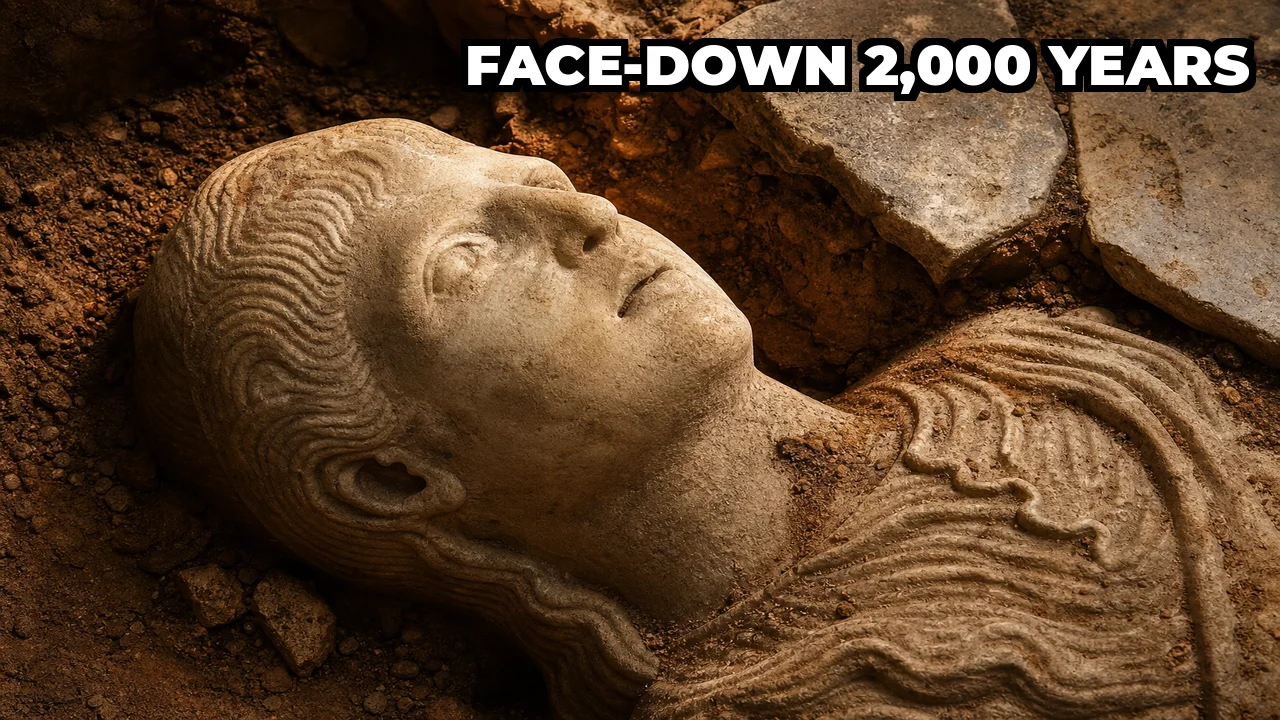 Why Was a 7-Foot Greek Statue Found Face-Down Under a Roman Street in Turkey?