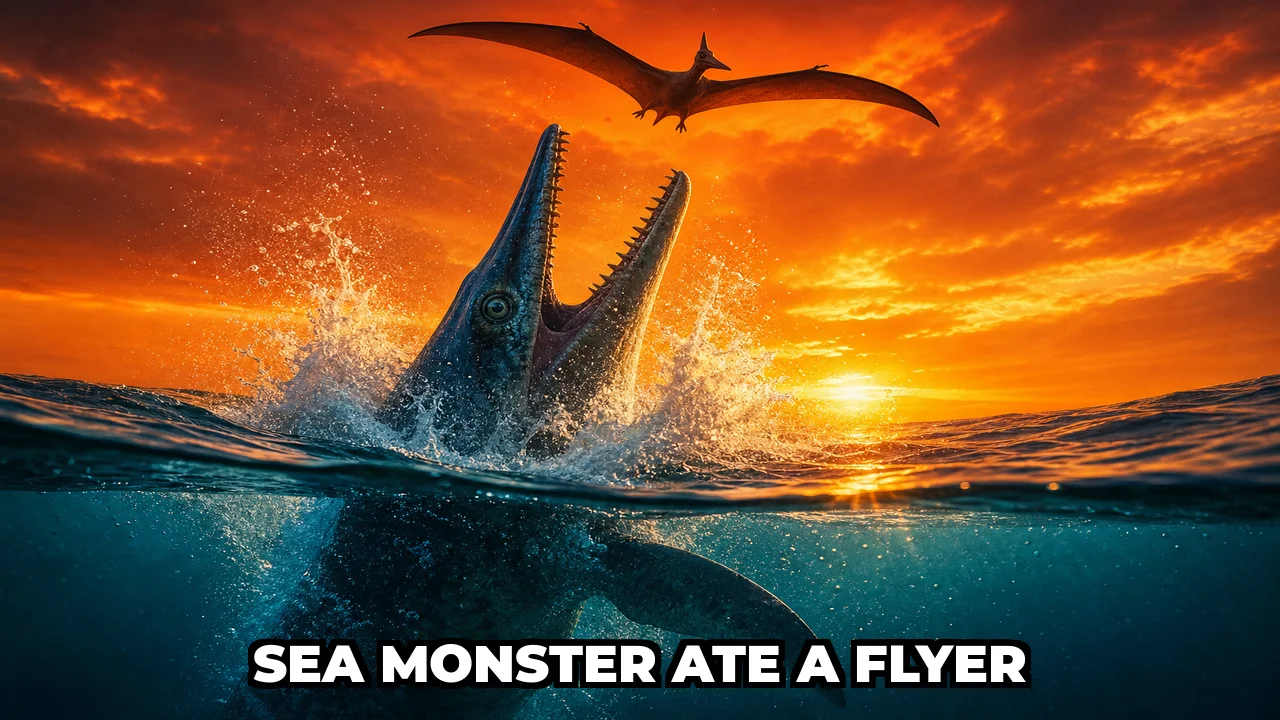 Did an Ichthyosaur Eat a Pterosaur?