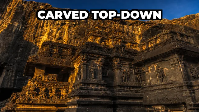 How Was the Kailasa Temple Carved Out of a Single Rock?