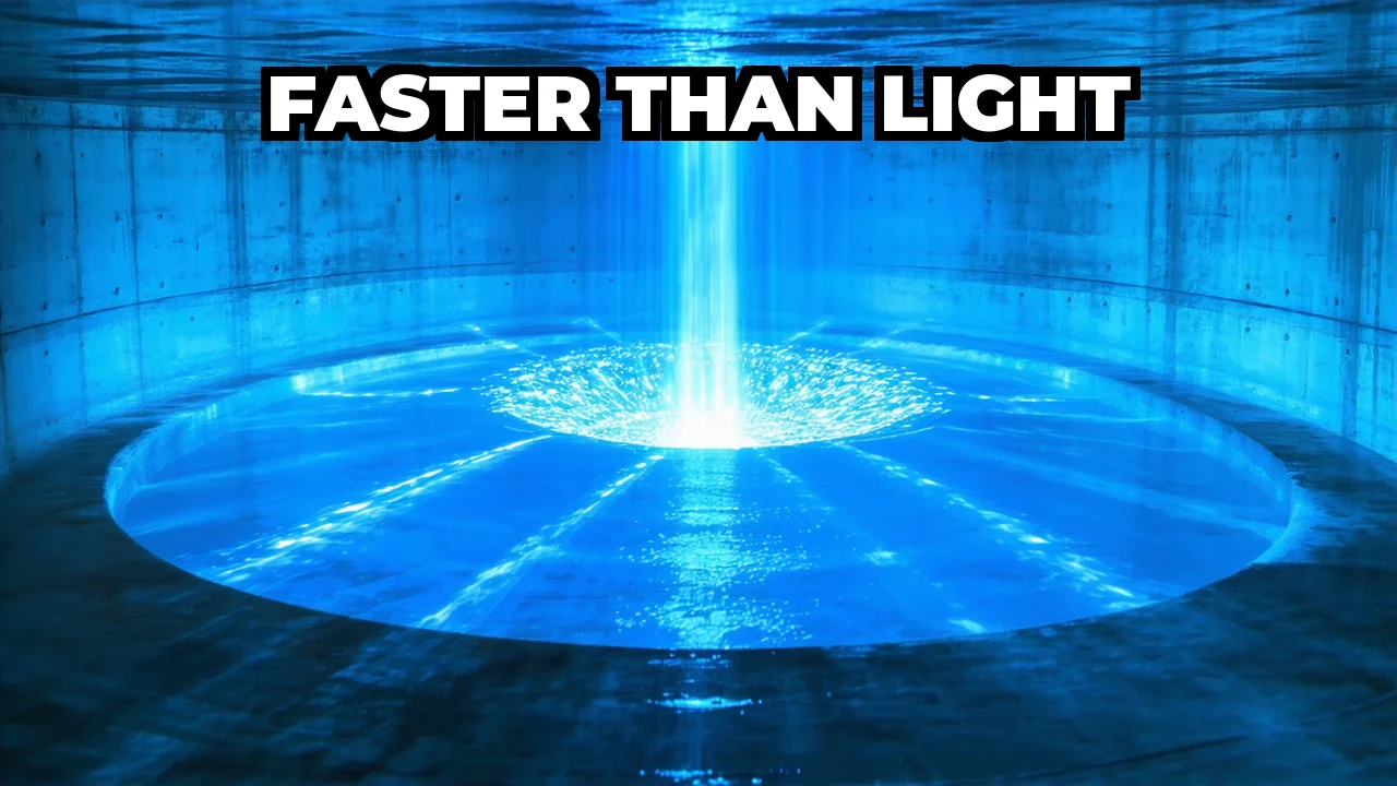 What Causes the Blue Glow in Nuclear Reactor Pools?