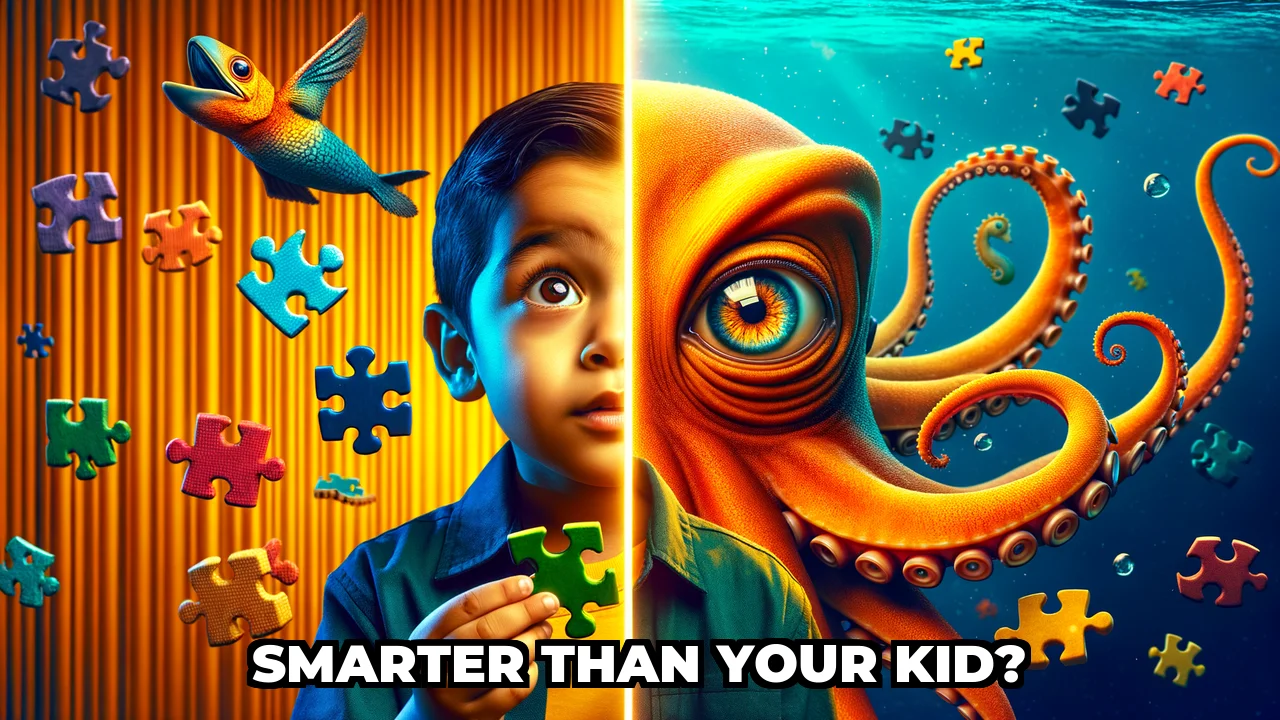 How Smart Are Octopuses Compared to Human Children?