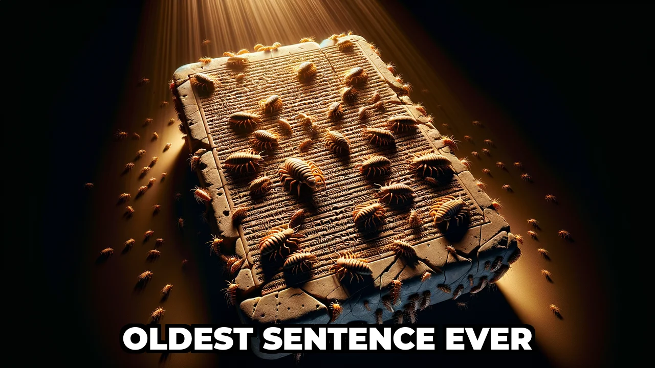What Is the Oldest Sentence Ever Written by Humans?