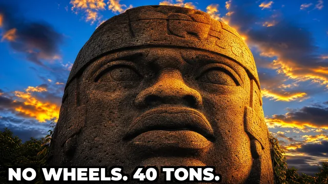 How Did the Olmec Move 40-Ton Stone Heads Without Wheels?