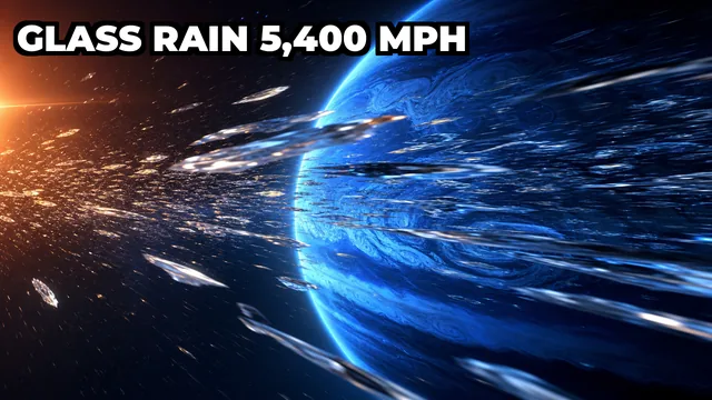 What Planet Has Glass Rain at 5,400 MPH?