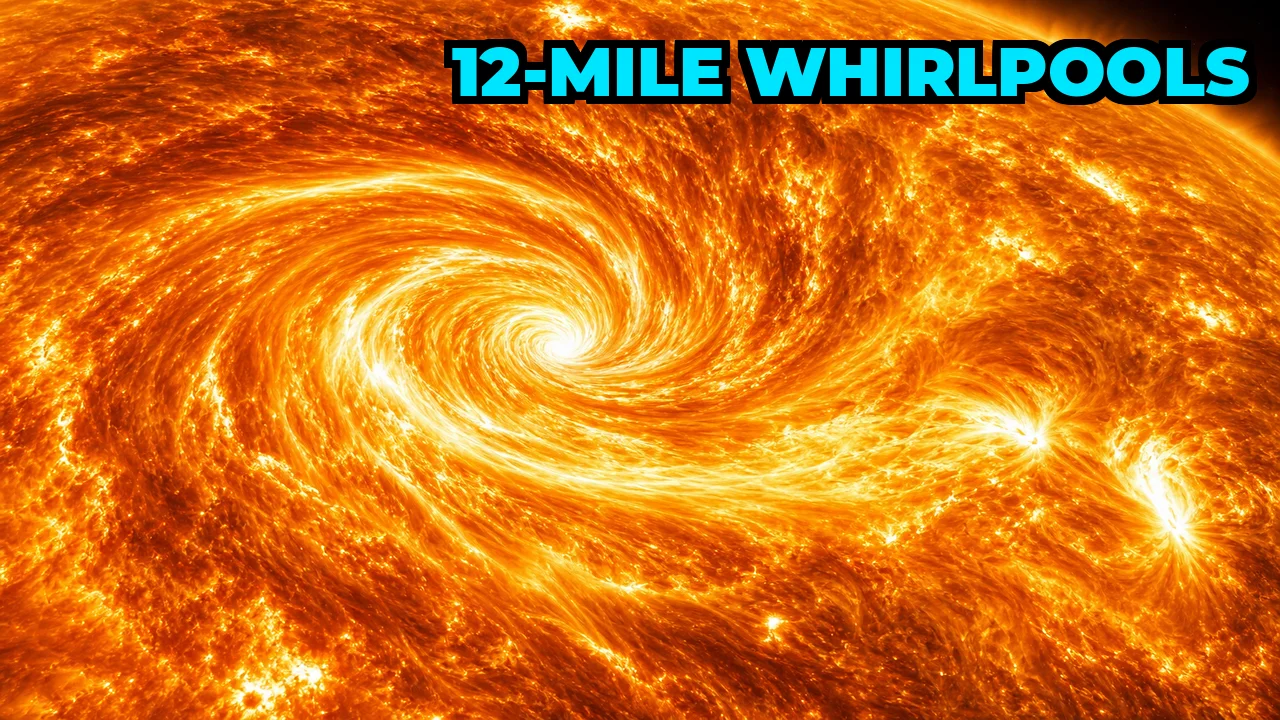 What Are the Tiny Plasma Whirlpools Discovered on the Sun's Surface?