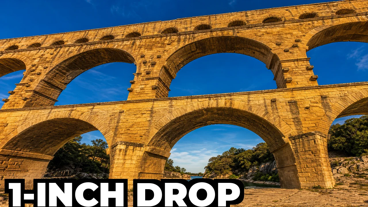 How Did Roman Engineers Build the Pont du Gard Aqueduct So Precisely?