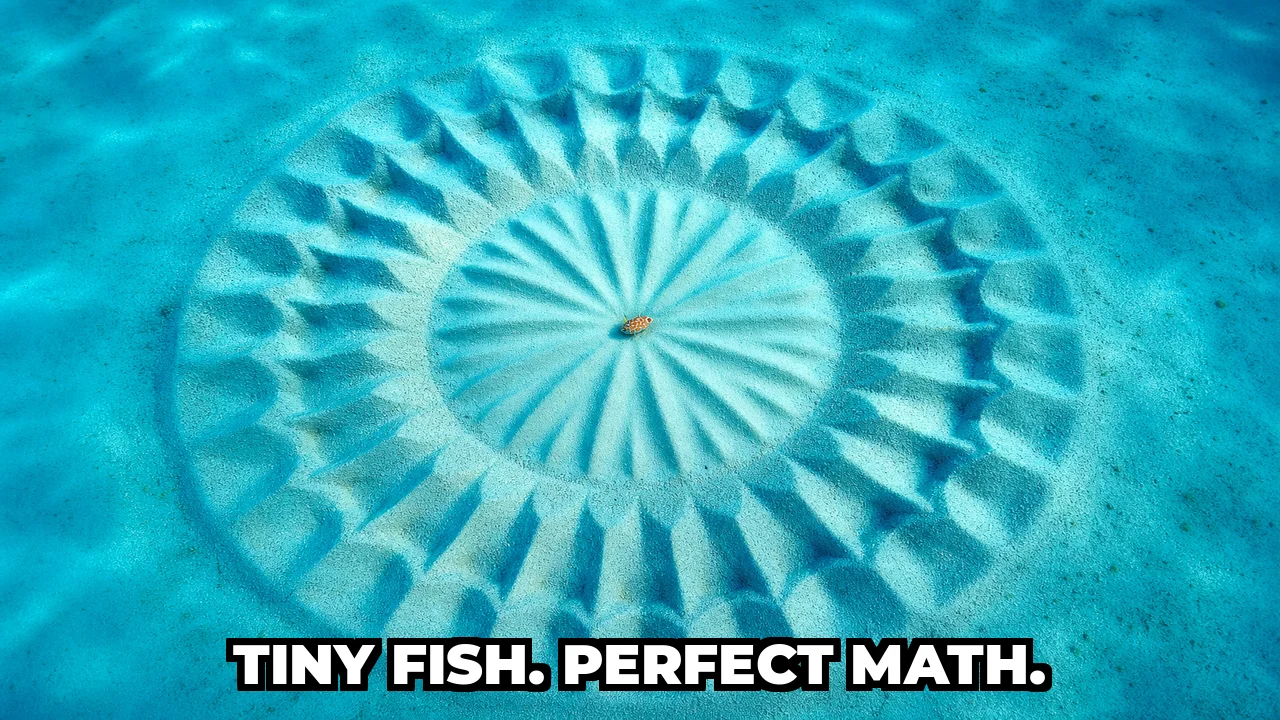 What Fish Creates Perfect Geometric Circles on the Ocean Floor?