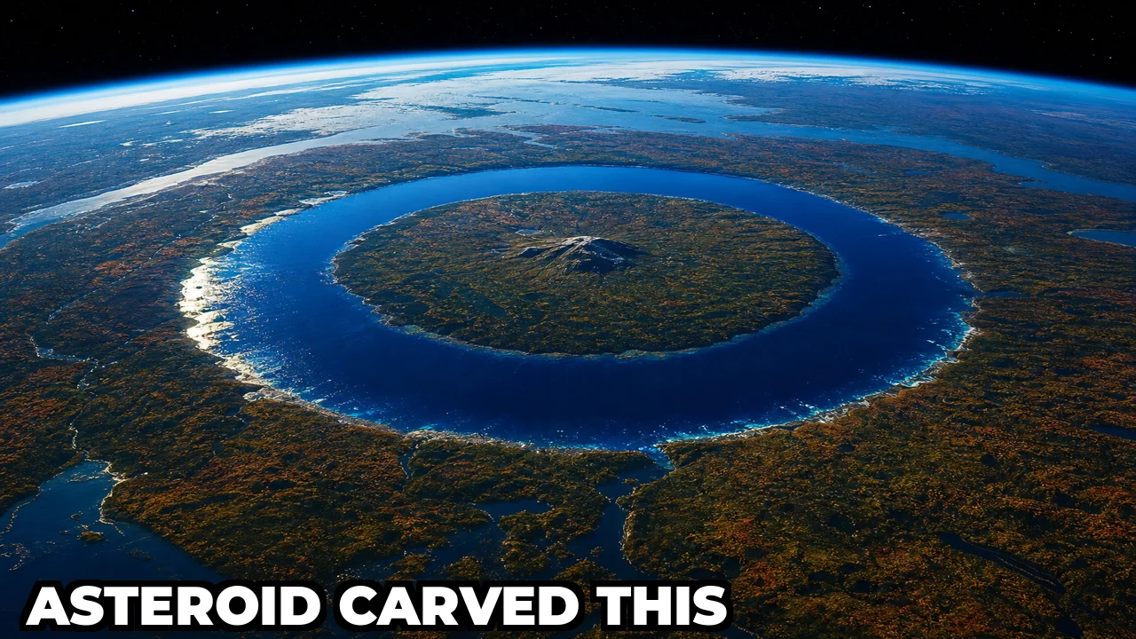 What Is the Perfectly Ring-Shaped Lake Visible From Space?