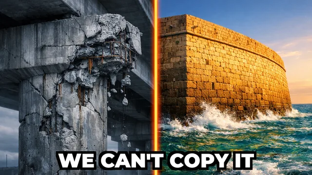 Why Has Roman Concrete Lasted 2000 Years When Modern Concrete Crumbles?