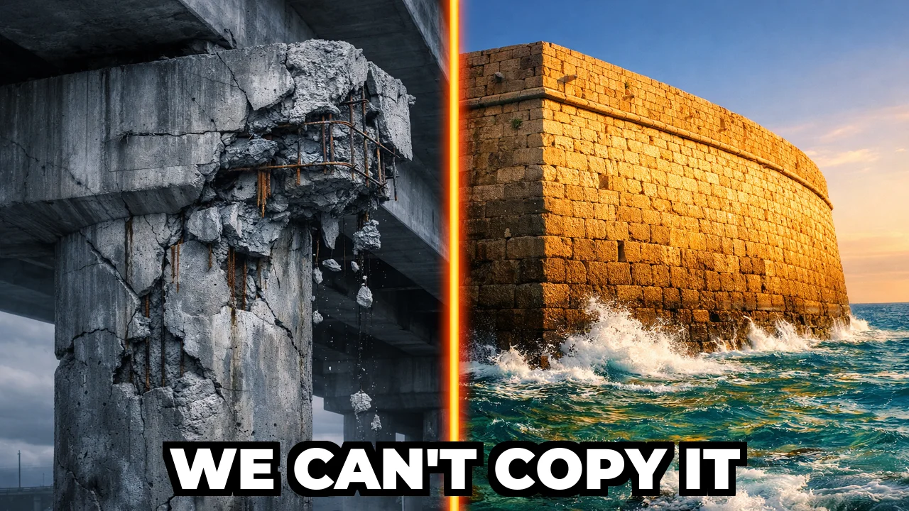Why Has Roman Concrete Lasted 2000 Years When Modern Concrete Crumbles?