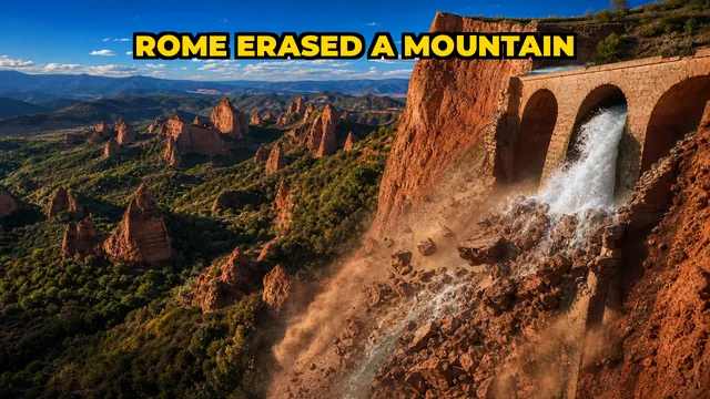 How Did Roman Engineers Collapse a Mountain to Mine Gold?