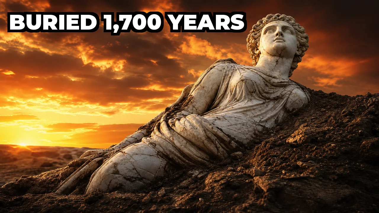 Why Were Two Roman Marble Statues Buried Face-Down in an Ancient Winepress Near Caesarea?