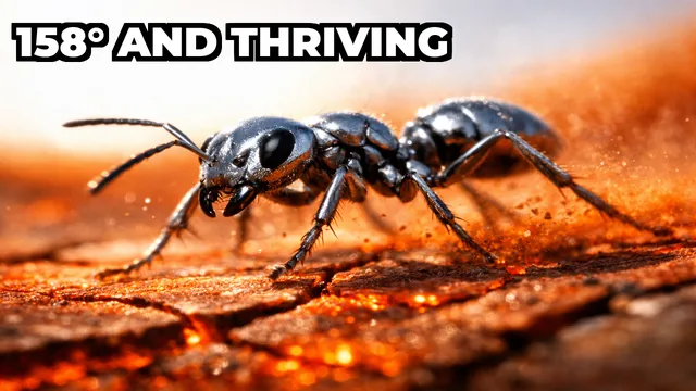 How Does the Sahara Silver Ant Survive 158-Degree Desert Sand?