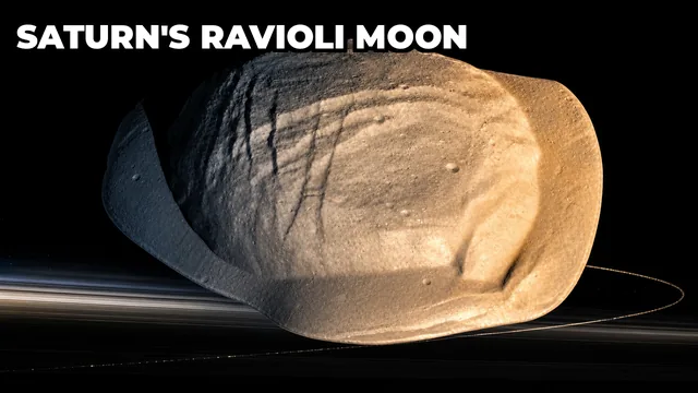 Why Is Saturn's Moon Pan Shaped Like a Ravioli?