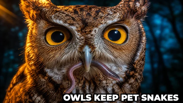 Why Do Screech Owls Bring Live Snakes Into Their Nests?