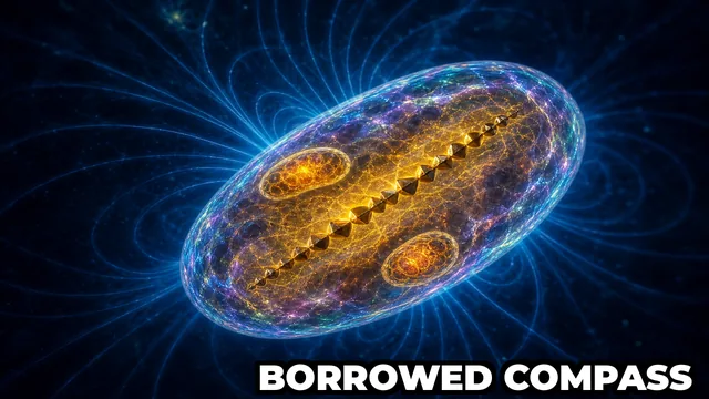 What Is the Single-Celled Organism That Navigates Using a Borrowed Magnetic Compass?