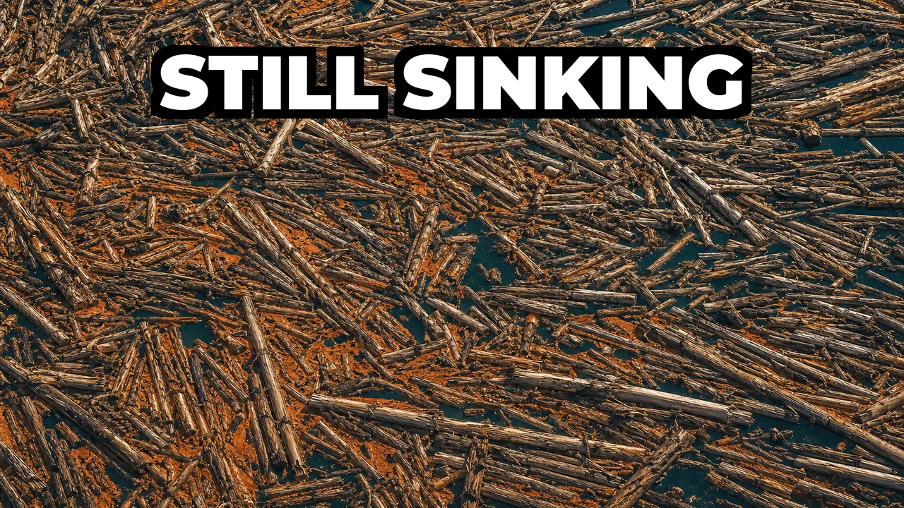 What Is the Floating Log Raft Still Drifting Across Spirit Lake?