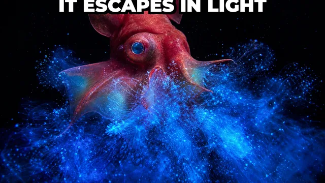 How Does the Vampire Squid Escape Predators in the Deep Ocean?