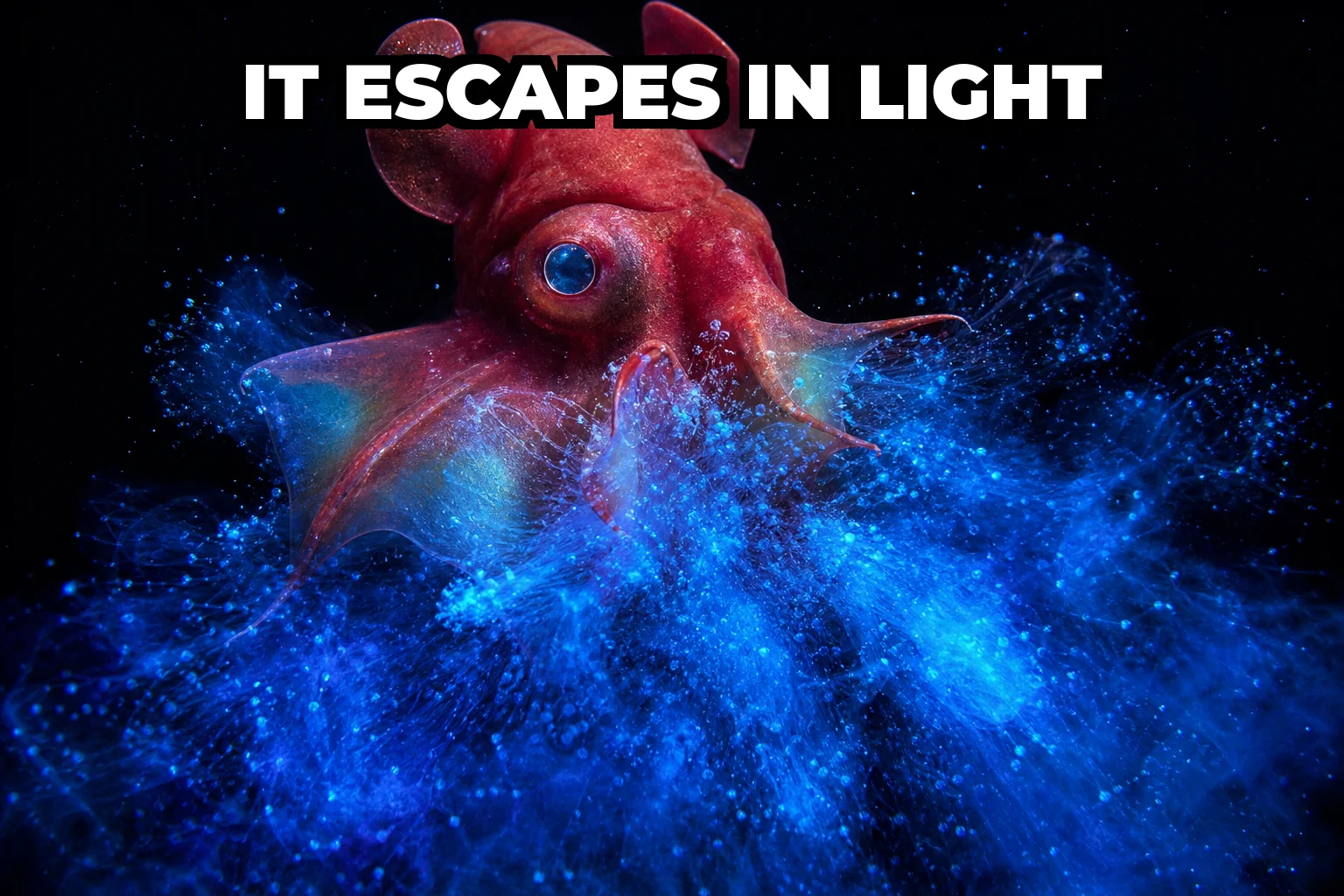 How Does the Vampire Squid Escape Predators in the Deep Ocean?