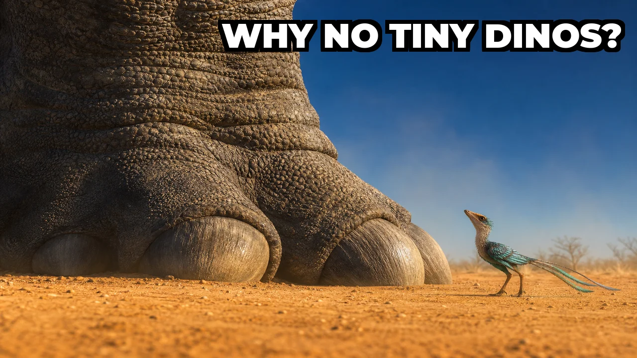 Why Did Dinosaurs Almost Never Evolve to Be Truly Tiny?